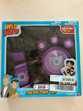 Wild Kratts - Aviva Purple Creature Power Suit One Size Fits Most: 4-6X. New.